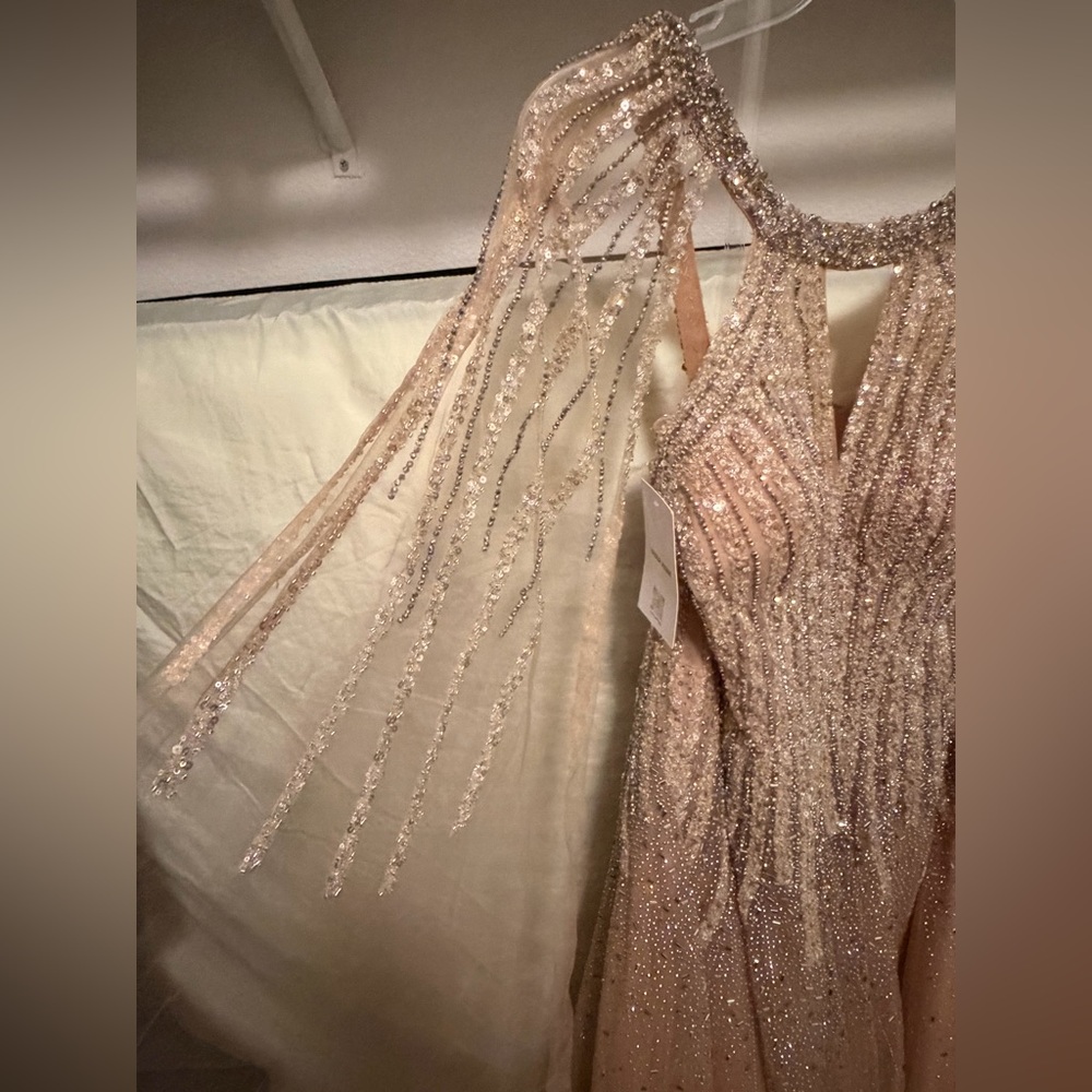 Elegant Sequin Evening Gown NWT on of a kind from Dubai designer